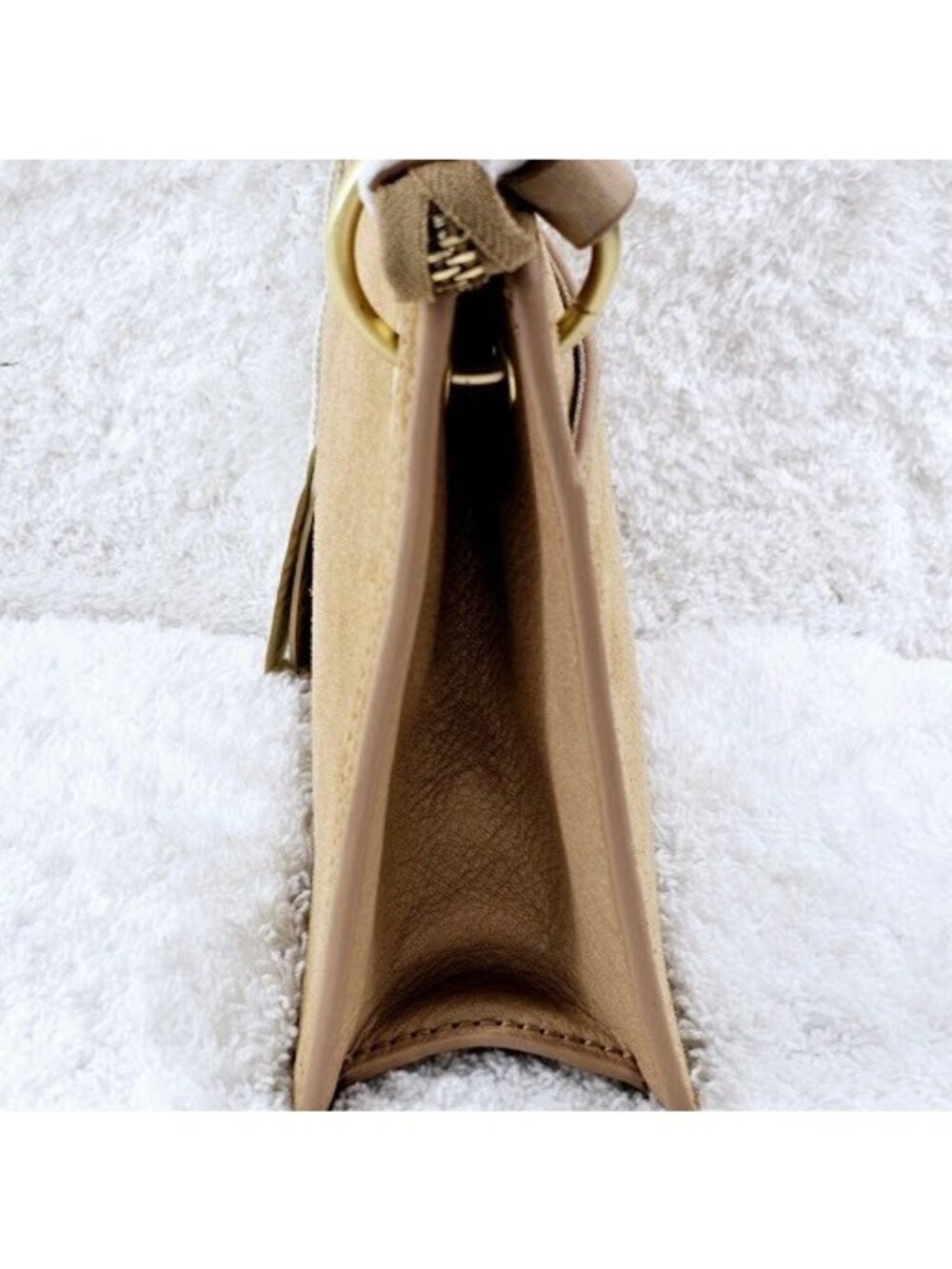 SPARTINA 449 Siren Carrie Putty Suede Leather Crossbody & La Petite Wallet NWT - Picture 8 of 16